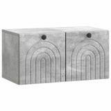 Wall-Mounted TV Cabinet Concrete Grey 59.5 x 31 x 30 cm 898198