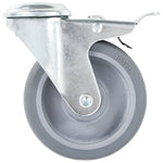 12 pcs Bolt Hole Swivel Casters 100 mm 277867