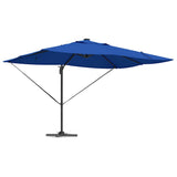 Umbrella 352 x 251 x 265 cm Polyester and Aluminium Azurblau 42003332