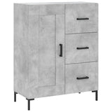 Highboard Concrete Grey 69.5x34x180 cm Engineered Wood 3198661