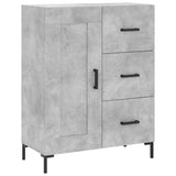 Highboard Concrete Grey 69.5x34x180 cm Engineered Wood 3198661