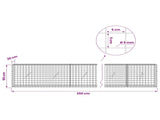 Gabion with 5 mm Wire and 5x5 cm Mesh 350x20x50 cm 3464041