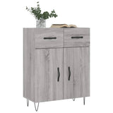 Sideboard Grey Sonoma 69.5x34x90 cm Engineered Wood 827978