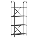 Bookshelf Black Oak 60 x 30 x 146 cm Engineered wood 879911