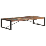 Coffee Table Multicolour Reclaimed Wood Large Durable 321589