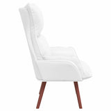 Armchair White 69 x 74 x 93 cm Artificial Leather 42001864