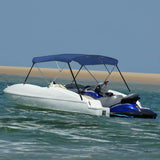 3 Bow Bimini Top Blue 183x140x137 cm 92363