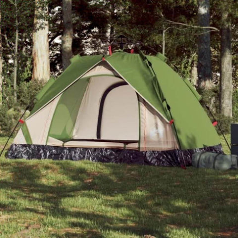 ZNTS Camping Tent Dome 2-Person Green Quick Release 4004189