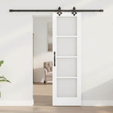 Sliding Door ORKDAL White and Black 61 x 198.5 cm 3332182