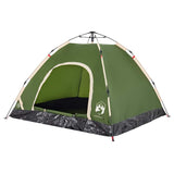 Camping Tent 3-Person Green Quick Release 4004165