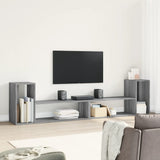TV Cabinets 2 pcs Grey Sonoma 100x30x50 cm Engineered Wood 840798