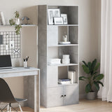 Bookcase Concrete Grey 70x36x189 cm Engineered Wood 3295320