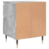 Bedside Cabinets 2 pcs Concrete Grey 40x35x50 cm Engineered Wood 830661