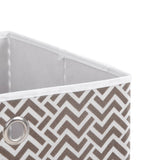 Foldable Storage Boxes 10 pcs Brown 32x32x32 cm Non-woven Fabric 4018986