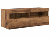 TV Wall Units Wall-mounted 6 pcs Black Oak Engineered Wood 3402788