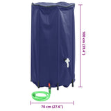 Water Tank with Tap Foldable 380 L PVC 156014