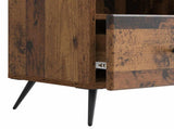 TV Cabinet Old Wood 102 x 34.5 x 50 cm Engineered Wood 895603