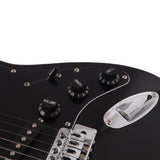 ZNTS GST Stylish Electric Guitar Kit with Black Pickguard Black 34861087