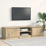 800651 TV Cabinet Sonoma Oak 140x40x35,5 cm Engineered Wood