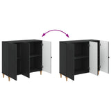Sideboard Black 89 x 34.5 x 80 cm Engineered Wood 894186