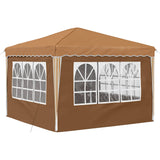 Pop-up Party Tent 288 x 288 x 245 cm Beige Oxford Fabric 42019771