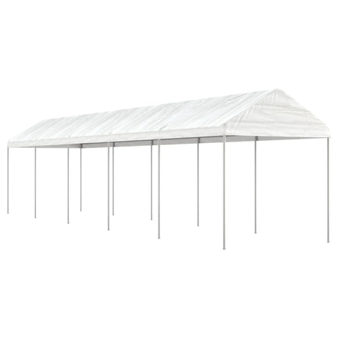 Gazebo with Roof White 11.15x2.28x2.69 m Polyethylene 3155505