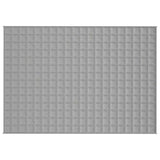 Weighted Blanket Grey 140x200 cm Single 10 kg Fabric 3154782