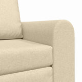 Sofa Bed Cream 98 x 71 x 83 cm Fabric 4106661