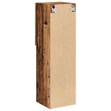TV Cabinet with LED Lights Old Wood 30.5x30x102 cm 857676