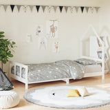 Kids Bed Frame White 90x190 cm Solid Wood Pine 834562
