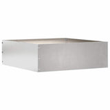 Lawn Edging 6 pcs Silver 40 x 40 x 13 cm Stainless Steel 874711