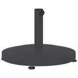 Outdoor Umbrella Base Dark grey 48 x 48 x 32 cm Steel, Concrete 42010012