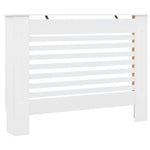 ZNTS Radiator Cover White 112x19x81.5 cm MDF 284320