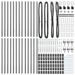 Fence Post Other 26 pcs Silver 3.2 x 3.2 x 80 cm Steel 3350185