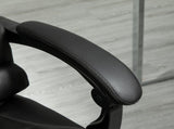 Executive Office Chair, PU Leather Home Office Chair with Swivel Wheels, Reclining Backrest, T3398P328187