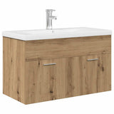Sink Cabinet with Built-in Basin and Faucet Artisan Oak 3328908