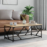 Coffee Table Sonoma Oak 100x50x40 cm Engineered Wood 834126