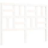Bed Frame without Mattress White Small Double Solid Wood Pine 3193047