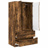 Bathroom Cabinet Smoked Oak 79.5 x 49 x 156 cm Engineered Wood 3406250