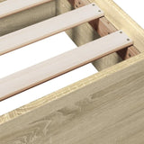 Bed Frame with Drawers without Mattress Sonoma Oak 180x200 cm Super King 3280274