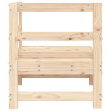 Garden Corner Sofa Solid Wood Pine 825471