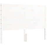 Bed Frame without Mattress White 140x190 cm Solid Wood Pine 3192732