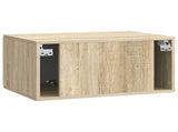 Wall-Mounted TV Cabinet Sonoma Oak 59.5 x 41 x 30 cm 898337