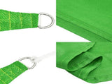 Sunshade Sail 160 g/m Light Green 7x7 m HDPE 311280