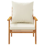 Garden Sofa Chair 2pcs with Cushion Solid Wood Acacia 366375