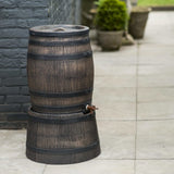 ZNTS Nature Stand for Rainbutt With Wood Look 45x28.5 cm Brown 423516