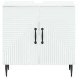 Bathroom Sink Cabinet HAARLEM White 59.5 x 31.5x 59 cm 896785