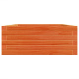 Garden Planter Wax Brown 90x60x23 cm Solid Wood Pine 847235