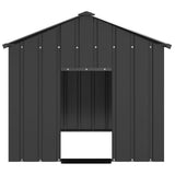 Dog House with Roof 113x153x101 cm Galvanised Steel 4100919
