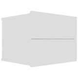 Bedside Cabinets 2 pcs White 40x30x30 cm Engineered Wood 801054